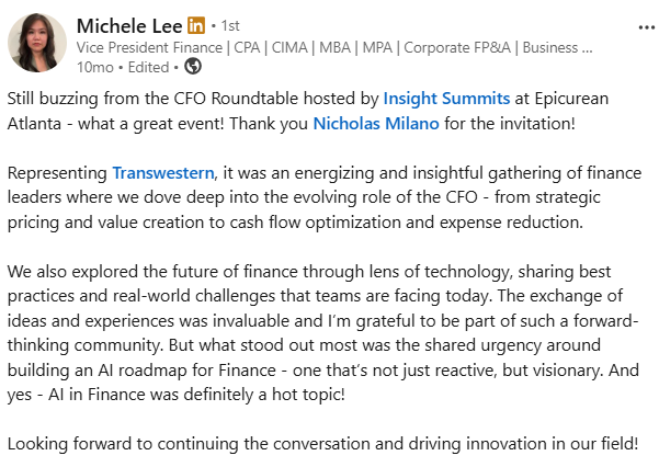 LinkedIn post