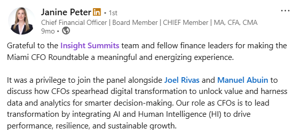 LinkedIn post